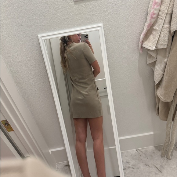 Zara “suede” dress - nwot - Picture 3 of 5